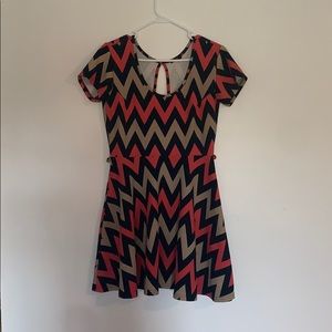 Rue 21 dress, chevron